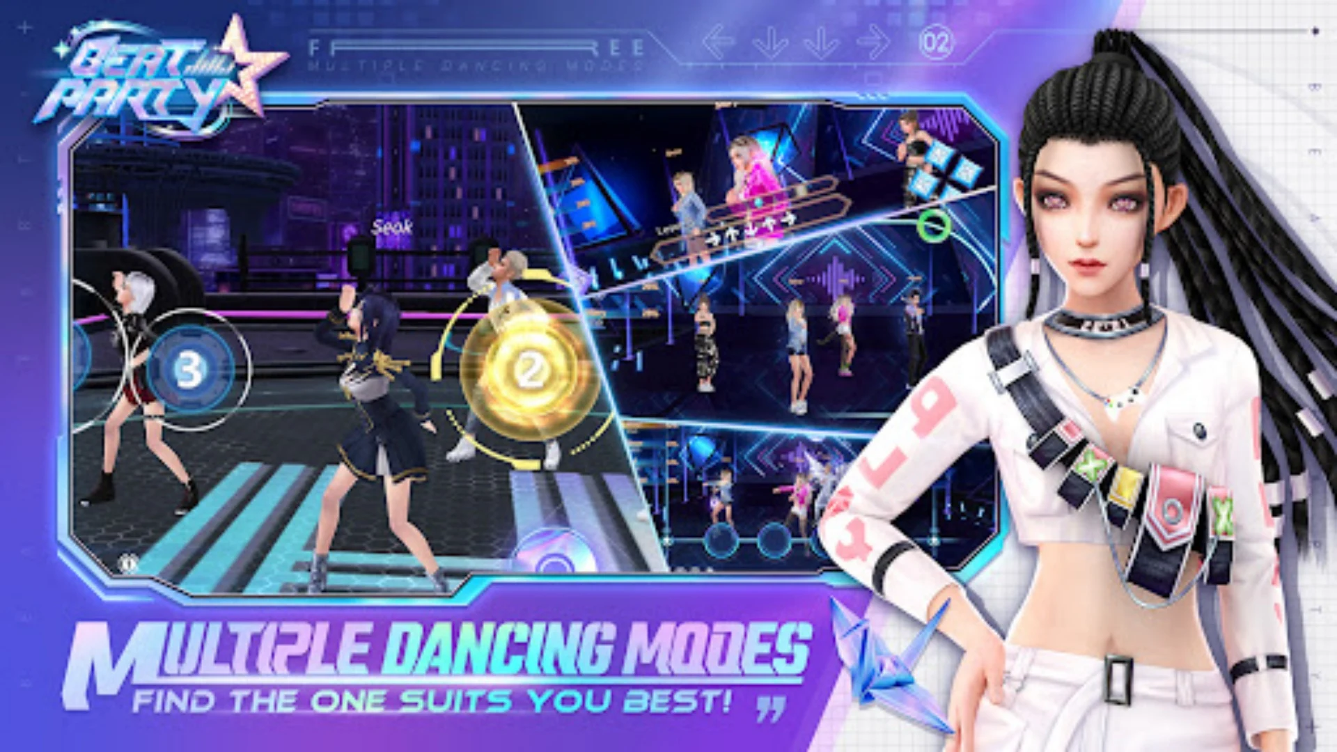 Beat Party: Neon Rhythm Dance screenshot